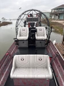 front view of 2025 Patriot airboat