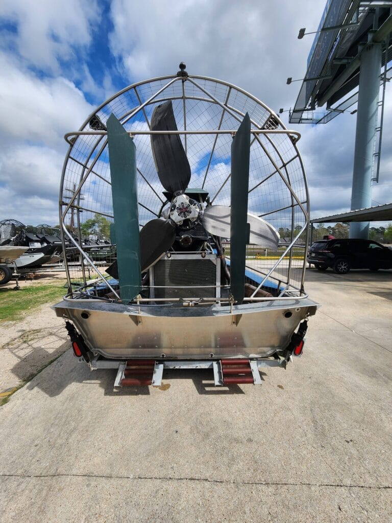 The cage and prop going on a new build