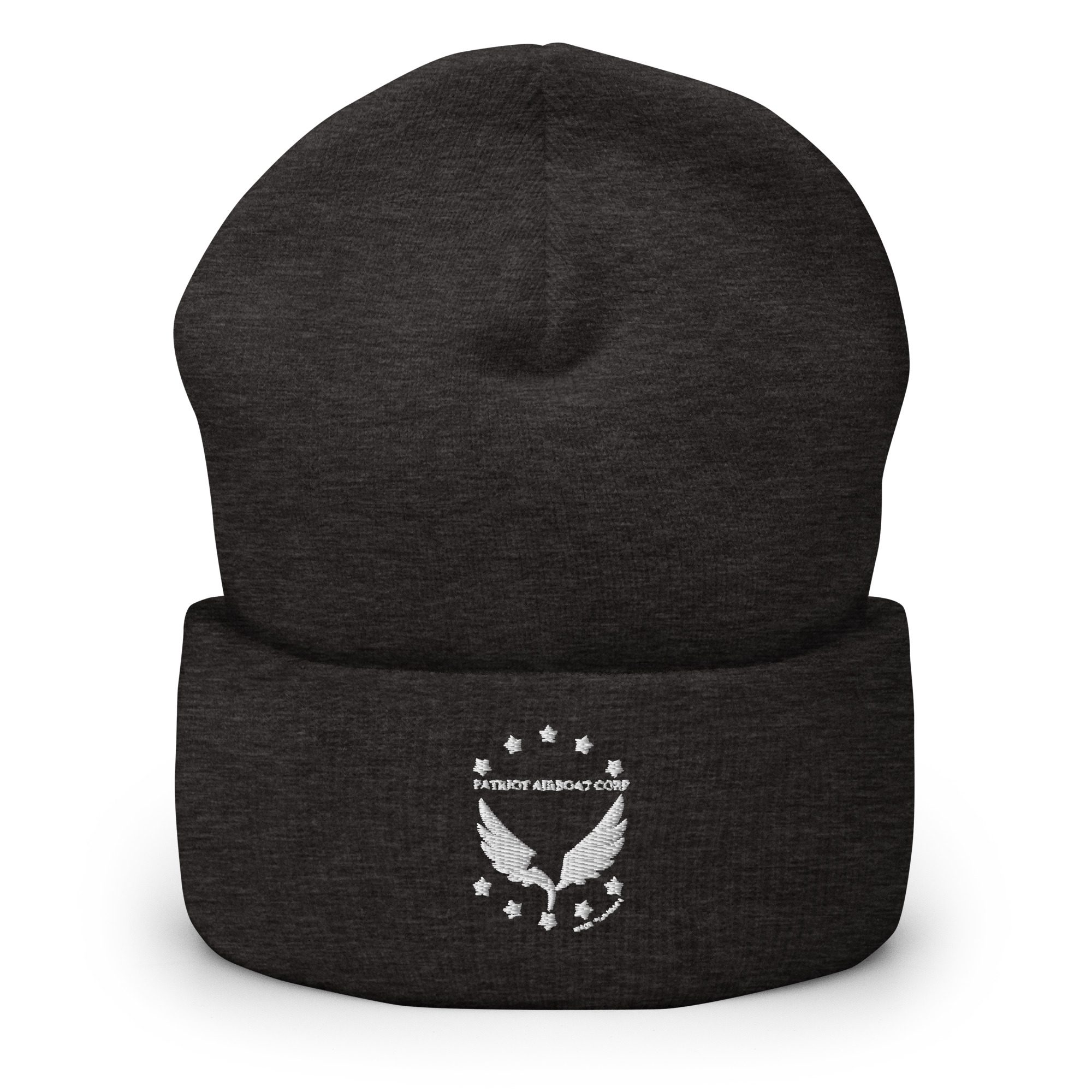 beanie with patriot logo
