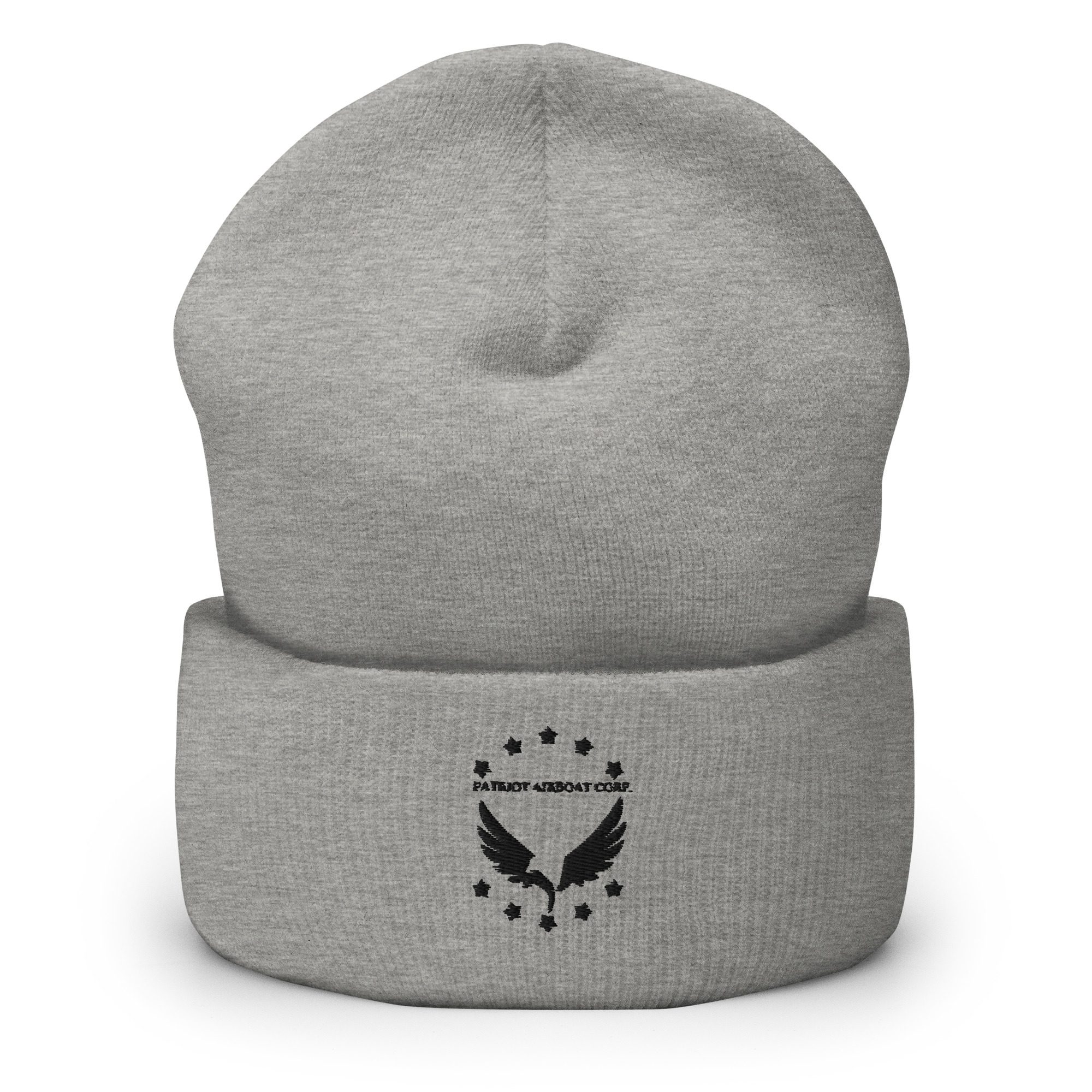 Cuffed Beanie - Black Logo - Image 2