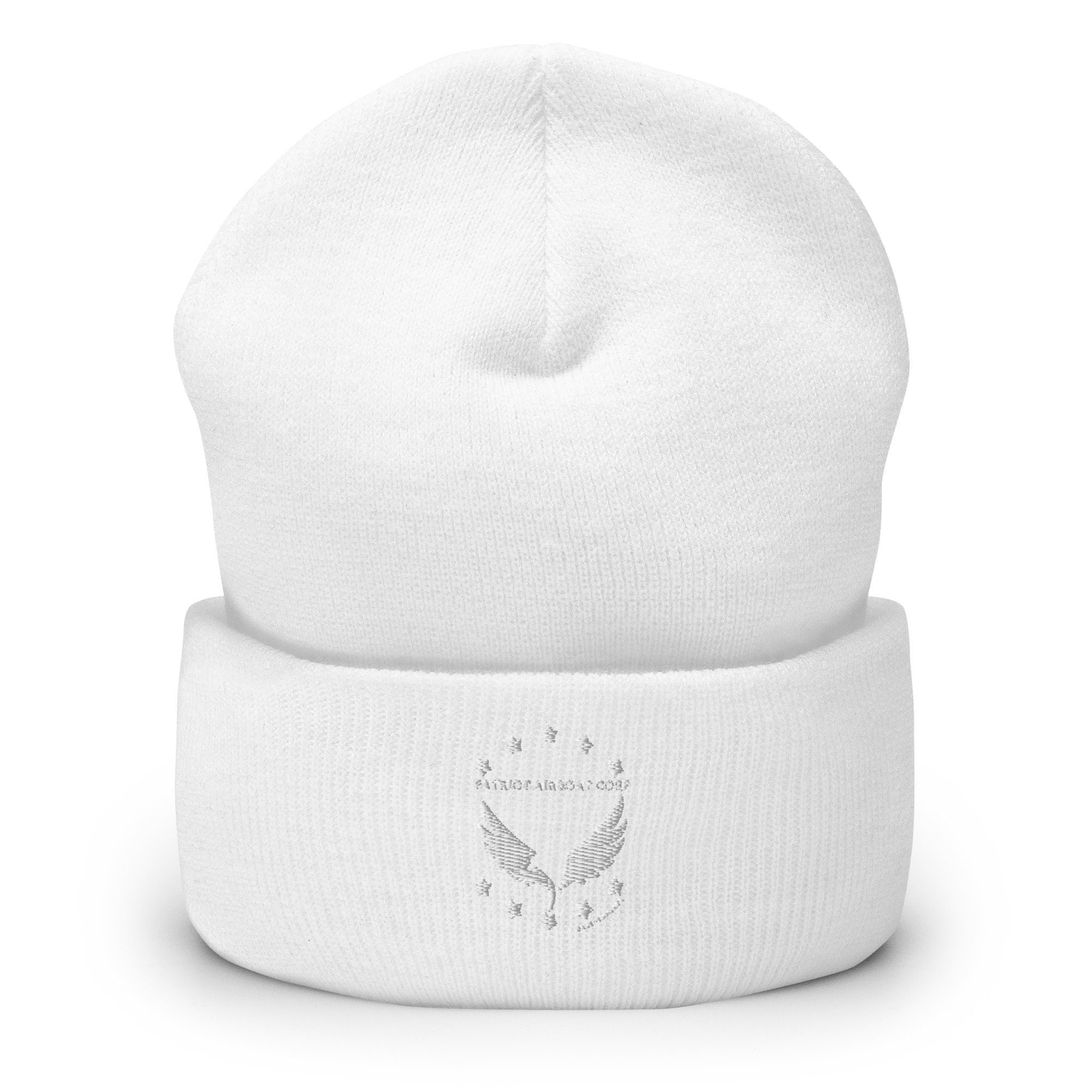 beanie with patriot logo