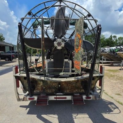 2017 Diamondback for Sale by Patriot Airboats (rear)
